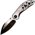 Assisted Open Folding Pocket Knife with Black Trim